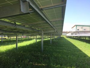 Praxia solar ground mount for Ghana